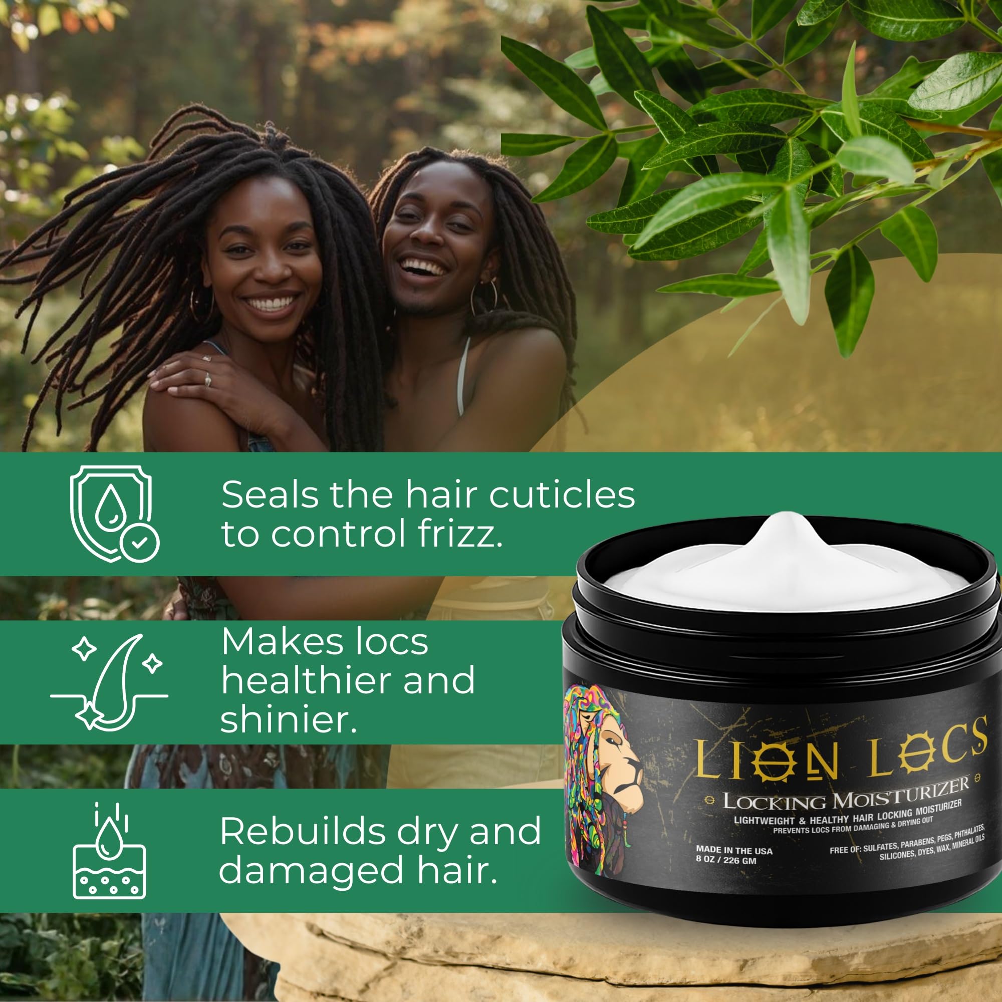 Amazon | Beard Gains ライオンロックス ヘアロッキング ドレッドヘア